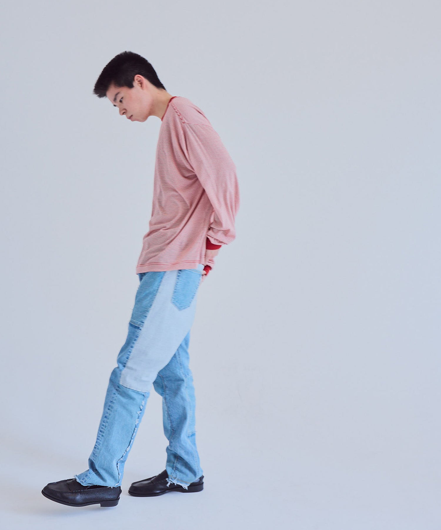 【新品】ONC MERINO ロングスリーブTシャツ size4 レッド ONC MERINO × Neki ロングスリーブTEE | Neki online