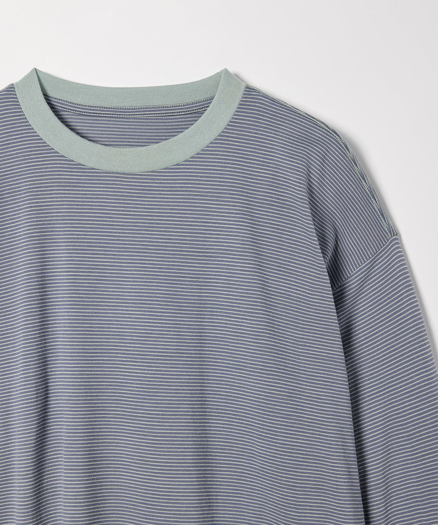 メリノウール ロングスリーブ Tシャツ / SAX / ONC MERINO