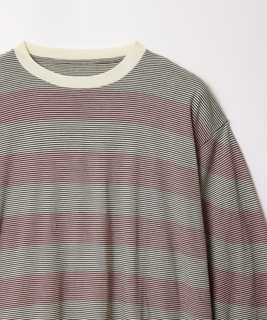 メリノウール ロングスリーブ Tシャツ / B.D.PINK / ONC MERINO