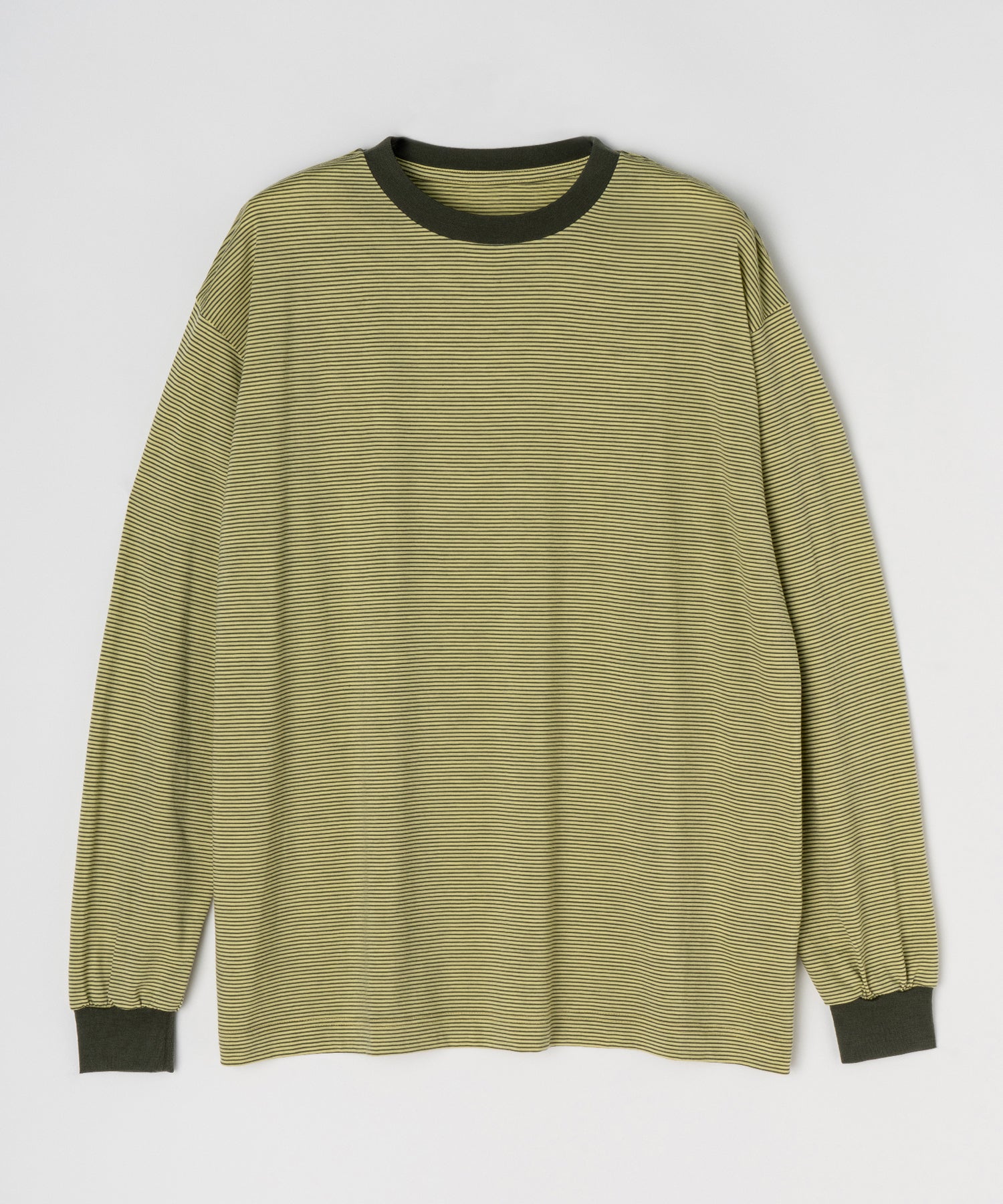 ONC MERINOロングTシャツ サンドイエロー L メリノウール ロングスリーブ Tシャツ / YELLOW / ONC MERINO