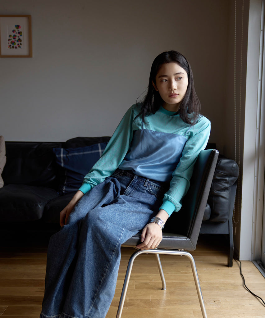 LONG SLEEVE TEE / PASTEL BLUE – ONC MERINO