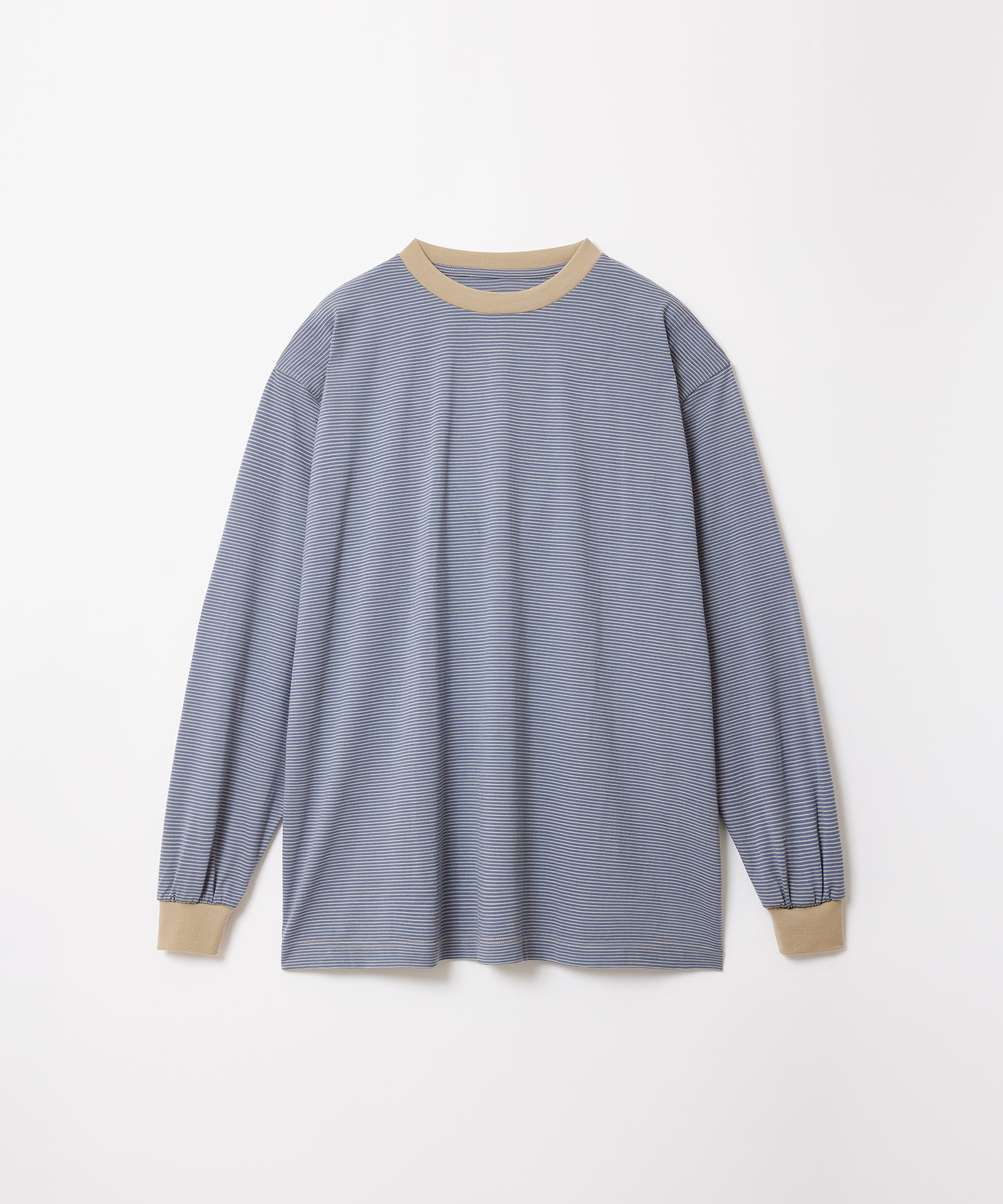 メリノウール ロングスリーブ Tシャツ / BLUE GRAY / ONC MERINO